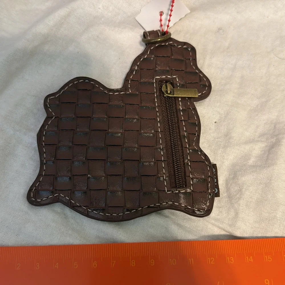 Chala Dual Horse Keychain in Brown and Cream - Picture 2 of 2